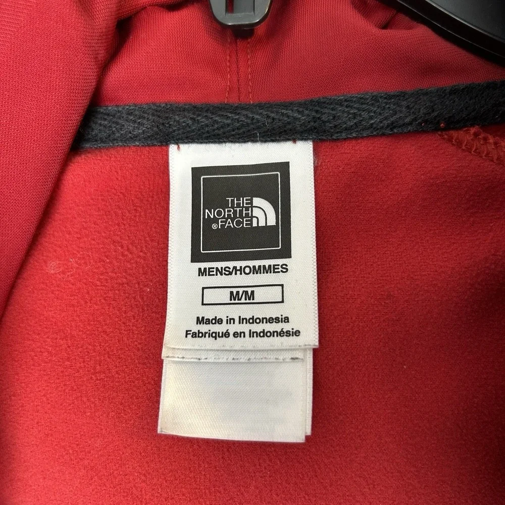 THE NORTH FACE Red Zipper Sweatshirt/Hooded Jacket Coat Men's Size Medium M